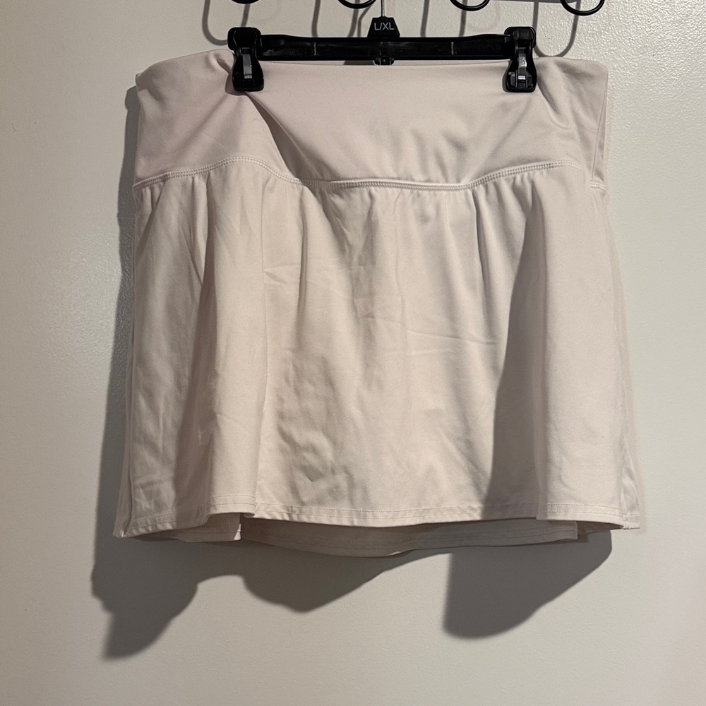 Cream Skort
